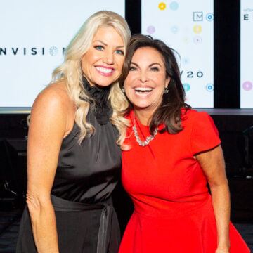 Conference-Photography Scentsy representatives on stage at Anaheim Convention Center, captured by Coldea Productions, highlighting a corporate event moment.