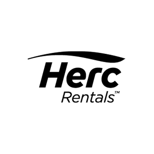 Herc Rentals black logo